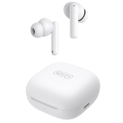 Słuchawki bezprzewodowe dokanałowe T13 ANC IPX5 Bluetooth - białe