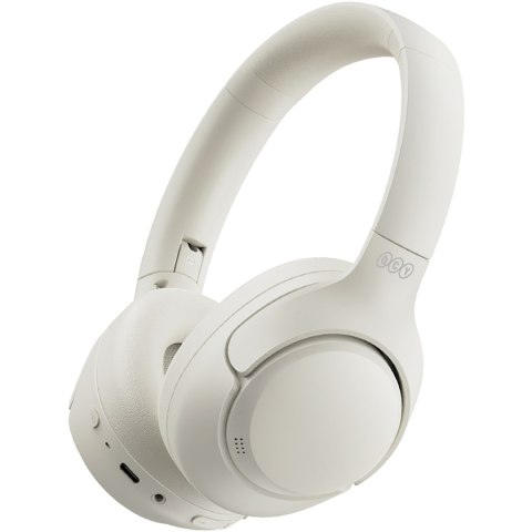 Słuchawki bezprzewodowe nauszne H3 ANC Bluetooth Hi-Res Audio - białe