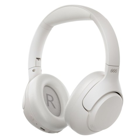 Słuchawki bezprzewodowe nauszne H3 ANC Bluetooth Hi-Res Audio - białe