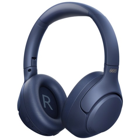Słuchawki bezprzewodowe nauszne H3 ANC Bluetooth Hi-Res Audio - niebieskie