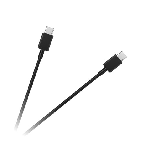 Kabel USB typu C - USB typu C 100 cm czarny LP