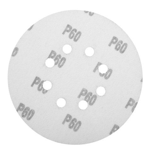 Krążki ścierne 150 mm, K60, 5 szt., z 8 otworami, 65mm GRAPHITE