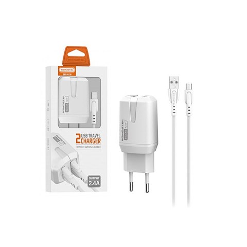 Ładowarka sieciowa microUSB 2400 mA LP