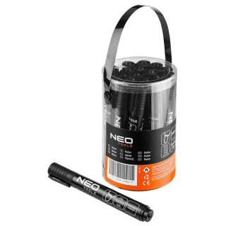 Marker budowlany, czarny, permanentny, wodoodporny, olejowy, wielokrotność 20 szt. NEO TOOLS