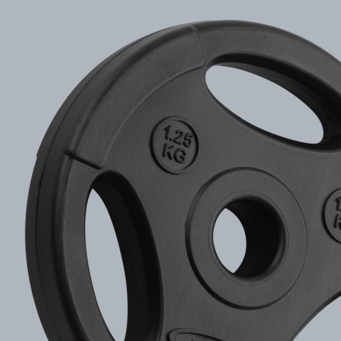 Obciążenie bitumiczne zestaw 4x1.25kg, otwór 31mm, talerz z uchwytami, REBEL ACTIVE Rebel