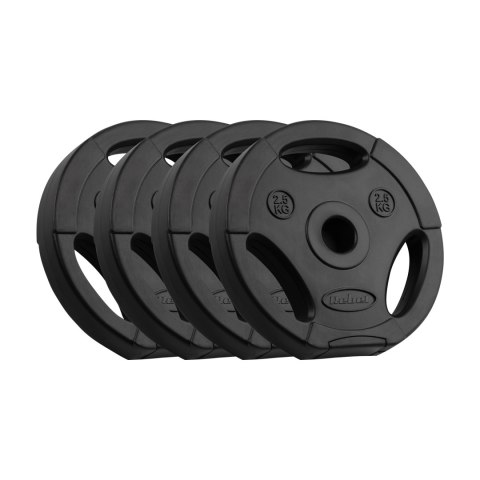 Obciążenie bitumiczne zestaw 4x2.5kg, otwór 31mm, talerz z uchwytami, REBEL ACTIVE Rebel