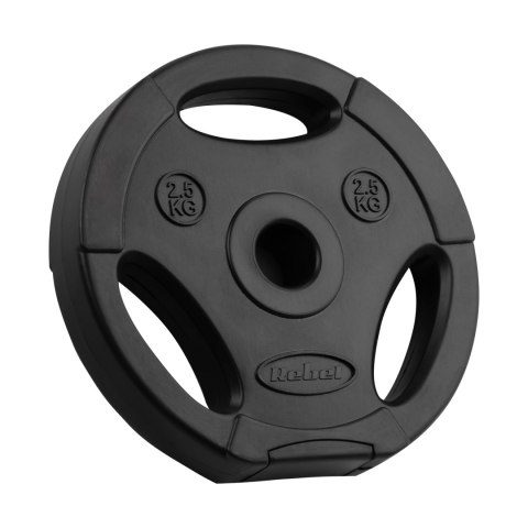 Obciążenie bitumiczne zestaw 4x2.5kg, otwór 31mm, talerz z uchwytami, REBEL ACTIVE Rebel