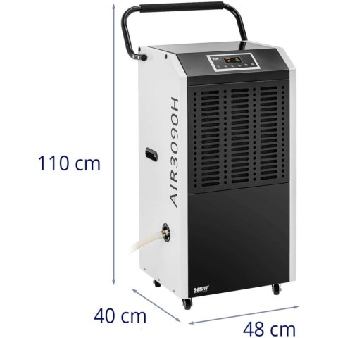 Osuszacz powietrza pochłaniacz wilgoci przemysłowy z uchwytem 1300 W 1129 m3/h do 150 m2