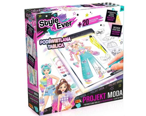 Projekt Moda - Podświetlana tablica do projektowania Epee