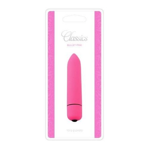Wibrator bullet Classics Toyz4lovers różowy 9 cm