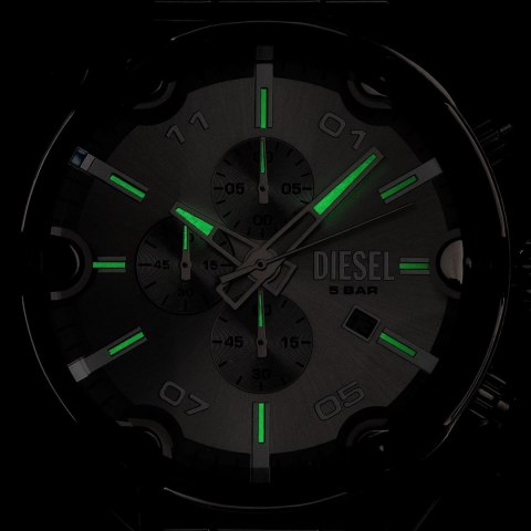 Diesel ZEGAREK MĘSKI DIESEL Spiked Chronograph DZ4677 + BOX