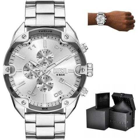 Diesel ZEGAREK MĘSKI DIESEL Spiked Chronograph DZ4677 + BOX