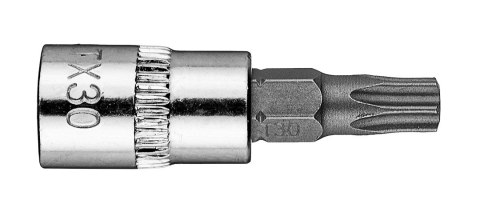 Końcówka Torx TX30 na nasadce 1/4", krótka, 37 mm NEO TOOLS