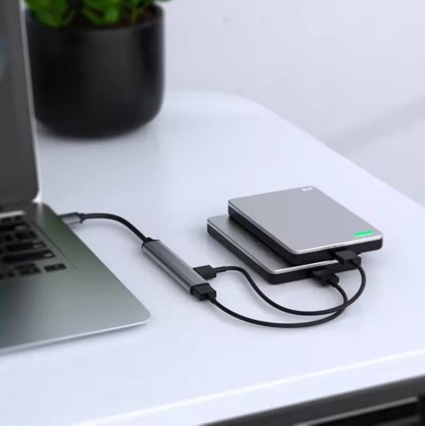 AK340A Hub usb 1x3.0 6x2.0 slim ATL