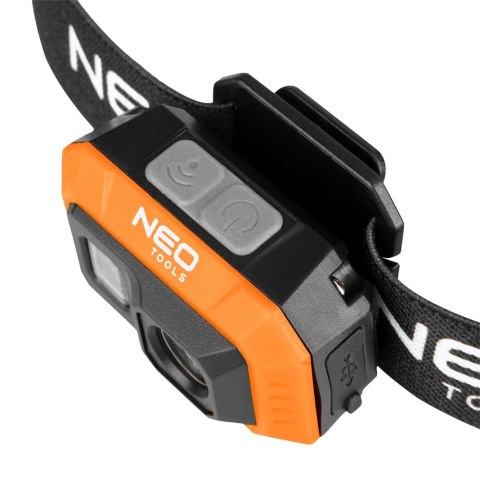 Latarka czołowa akumulatorowa 500 lm USB COB LED 12 szt. NEO TOOLS