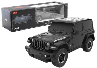 Auto JEEP Wrangler JL Rubicon Zdalnie Sterowany RC Rastar Czarny 1:24 RASTAR