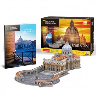 Puzzle 3d bazylika Św. piotra CUBIC FUN