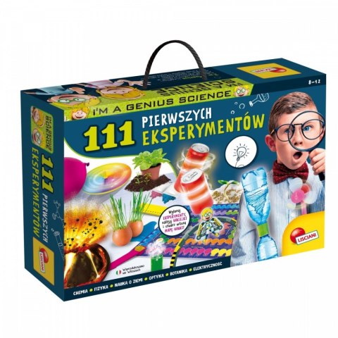 Zestaw naukowy im a genius - 111 pierwszych eksperymentów LISCIANI