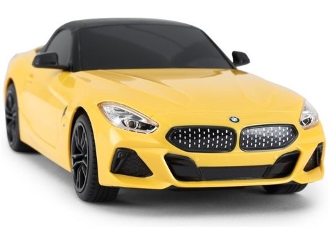 Auto Zdalnie Sterowane R/C BMW Z4 Roadster Rastar 1:18 Żółte RASTAR