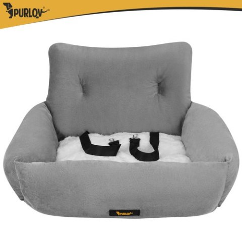 Fotelik samochodowy dla psa L 53x42x30cm Purlov PURLOV