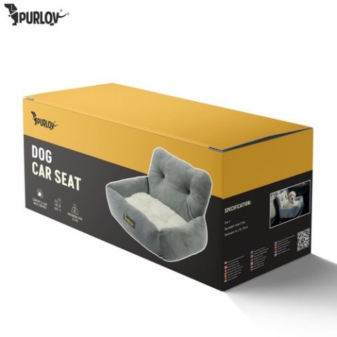 Fotelik samochodowy dla psa S 44x35x30cm Purlov PURLOV