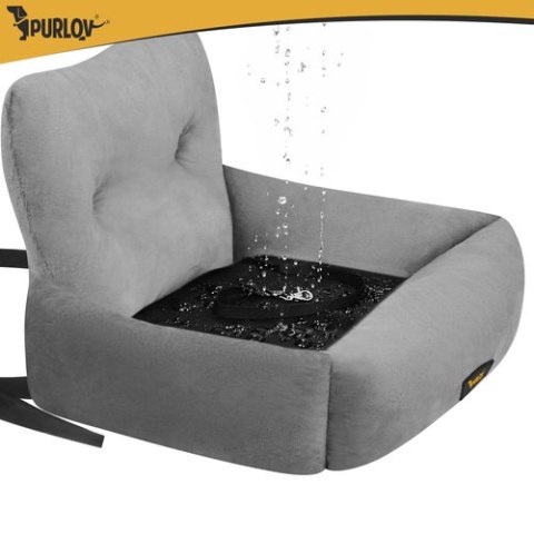 Fotelik samochodowy dla psa S 44x35x30cm Purlov PURLOV