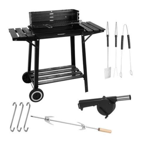 Grill ogrodowy z rożnem 93x41x86cm Kaminer KAMINER