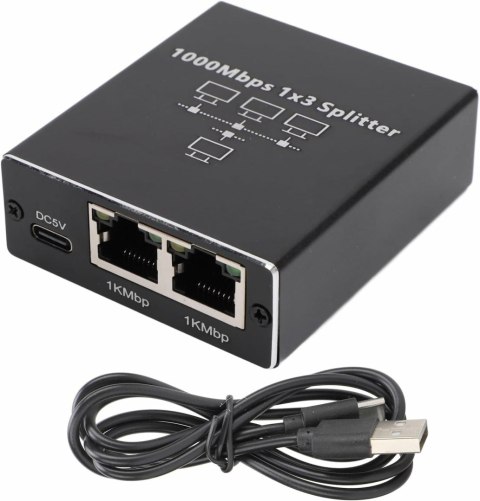 HD43A Rozdzielacz sieciowy 1x3 rj45 ATL