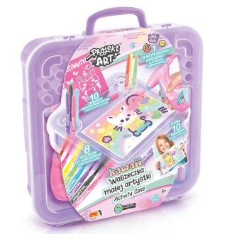 Projekt art - walizeczka małej artystki kawaii - kreatywny zestaw z elektronicznym aerografem EPEE