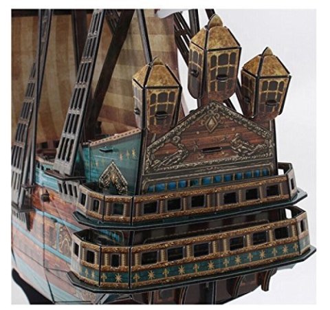 Puzzle 3d Żaglowiec the spanish armadasan felipe CUBIC FUN