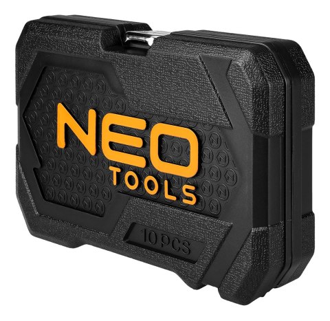 Nasadki udarowe 1/2", 10-24 mm, zestaw 10 szt., CrMo NEO TOOLS