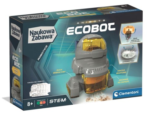 Naukowa Zabawa Zestaw Robot EcoBot Język Polski Clementoni 50061 CLEMENTONI