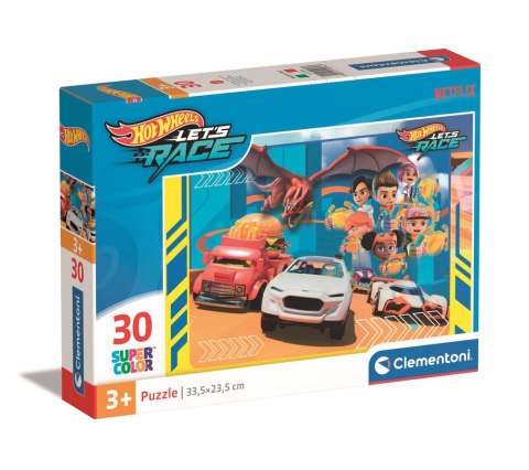 Puzzle 30 Super Color HOT WHEELS Clementoni 20284 CLEMENTONI