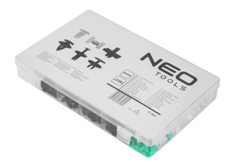 Zestaw spinek samochodowych BMW, 290 sztuk NEO TOOLS