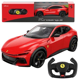 Auto Ferrari Purosangue Samochód Zdalnie Sterowany RC Czerwone Rastar 1:24 RASTAR