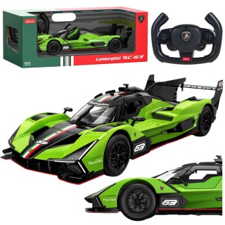 Auto Wyścigowe Lamborghini SC63 Zdalnie Sterowane RC Rastar Zielone 1:14 RASTAR