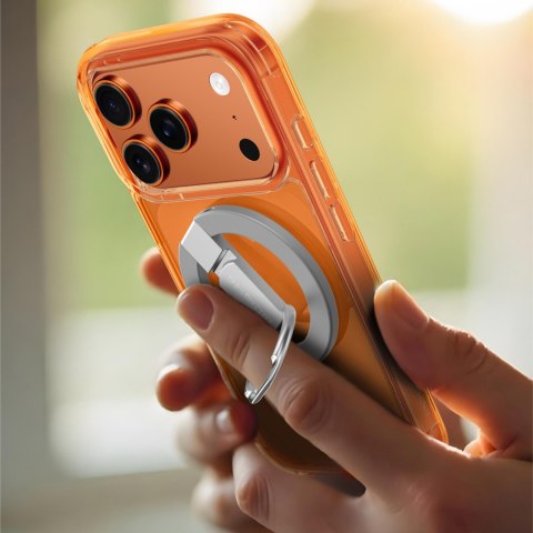 Etui pokrowiec case na iPhone 17 Pro Max Minimal Mag MagSafe - pomarańczowy