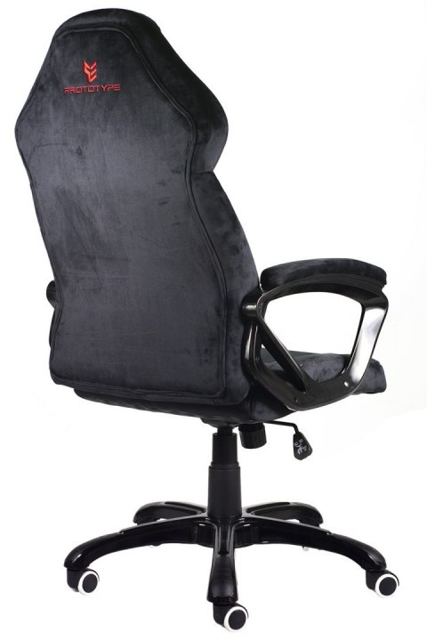 Prototype Fotel obrotowy do biurka SPIDER BLACK ALCANTARA