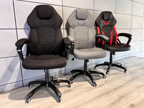 Prototype Fotel obrotowy do biurka SPIDER BLACK FABRIC SPC