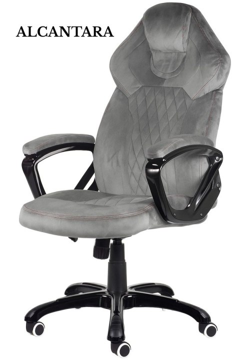 Prototype Fotel obrotowy do biurka SPIDER GREY ALCANTARA