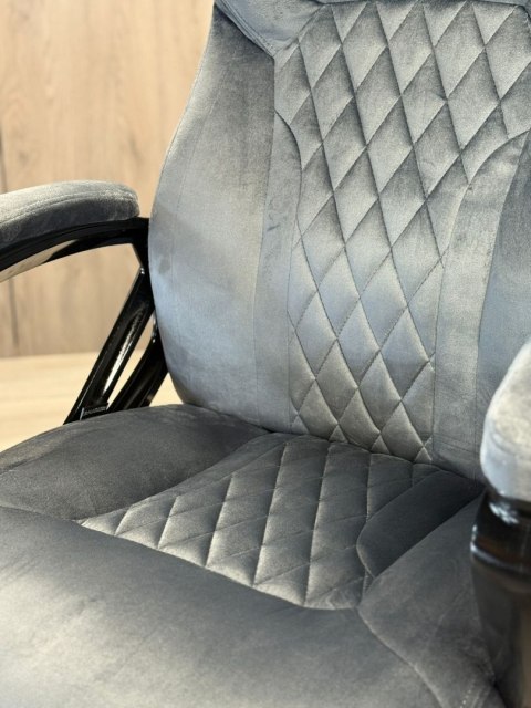 Prototype Fotel obrotowy do biurka SPIDER GREY ALCANTARA
