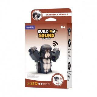 Puzzle 3d mieredu buduj i słuchaj - goryl MG DYSTRYBUCJA