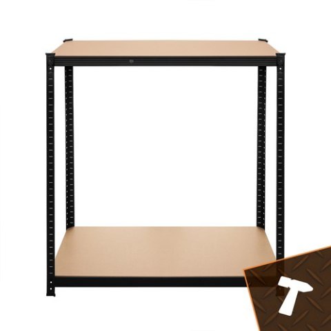 Regał magazynowy - czarny 220x100x45 Bigstren ISO TRADE