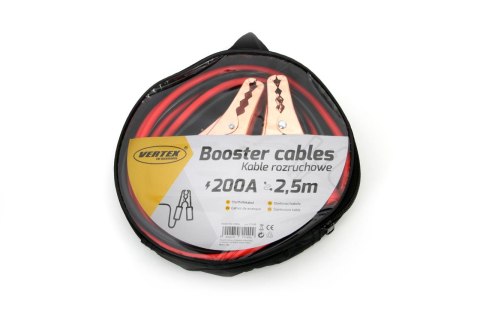 01339 Kable rozruchowe 200A - 2,5m AMiO