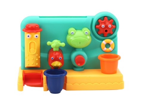 Zabawka Do Kąpieli Dla Dzieci Fontanna Młynek Żabka Kran LEAN TOYS