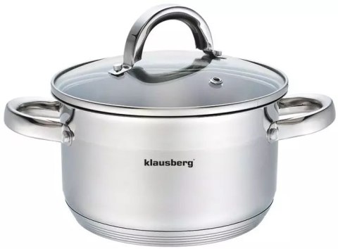 Garnek stal, śr.18cm 2,6l klausberg Klausberg