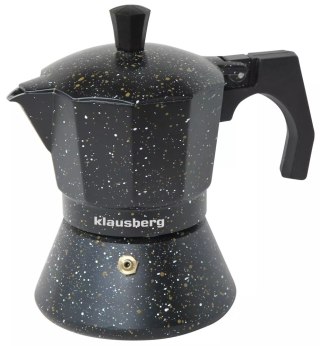 Kawiarka espresso, czarny marmurek 6 filiżanek klausberg Klausberg