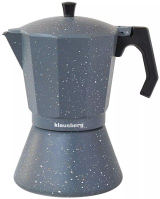 Kawiarka espresso, szary marmurek 12 filiżanek klausberg Klausberg
