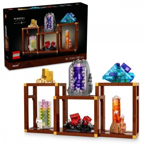 Klocki ideas 21362 kolekcja minerałów LEGO