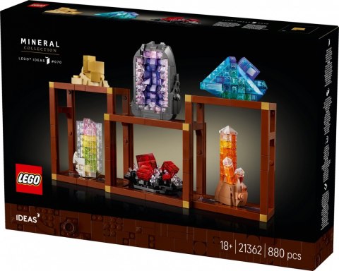 Klocki ideas 21362 kolekcja minerałów LEGO